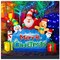 Outdoor Inflatable Decorations with LED Lights, 7FT Long Merry Christmas Banner, Funny Penguins Snowman Inflatable Gingerbread Man Blow Up Santa Claus with Gift Box Yard Christmas Holiday Decorations